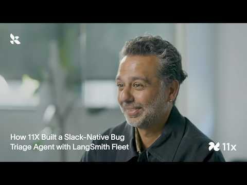 How 11x Built a Slack-Native Bug Triage Agent with LangSmith Fleet