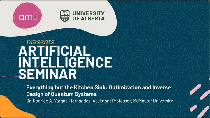 Optimization and Inverse Design of Quantum Systems, Dr. Rodrigo A. Vargas-Hernandez