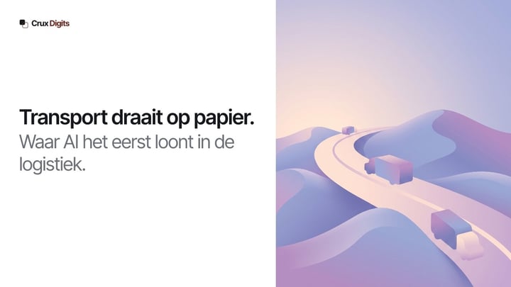 AI in de logistiek: waar het eerst loont voor vervoerders