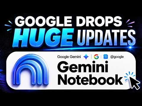 New Gemini Notebook Update is WILD!