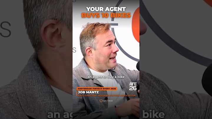 Your AI agent buys 10 bikes. Who is responsible? Job Mantz at AFE26 #Shorts