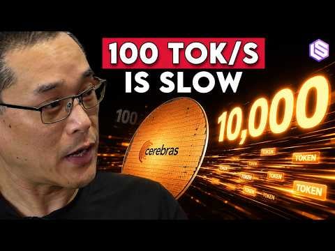 The Inference Frontier: from 100 to 10,000 tokens per second — Sean Lie, Cerebras CTO