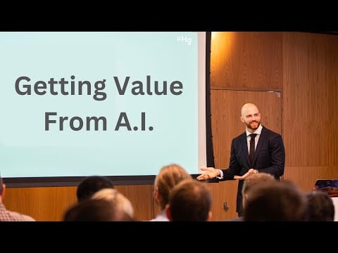 Getting Value from Artificial Intelligence — Jon Krohn at Hg Capital "Digital Forum" 2023