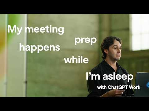How to Prepare for Customer Meetings With ChatGPT Work | Tutorial