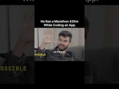 He Ran a Marathon While Coding an App. Follow @tankots42 @wisprflow on IG.