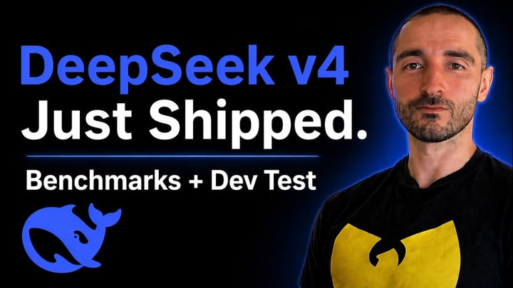 DeepSeek v4 Pro/Flash - Benchmarks and OpenCode Test | Frontend, SVG, GameDev, Backend |  🔴 Live