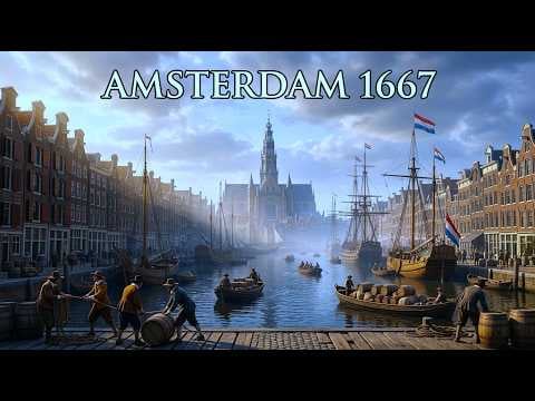 Amsterdam in 1667: A Golden Age City Brought to Life Through AI