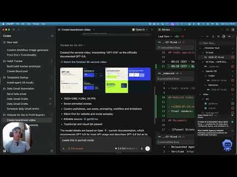 Automate viral videos in one click with Codex! 🚀
