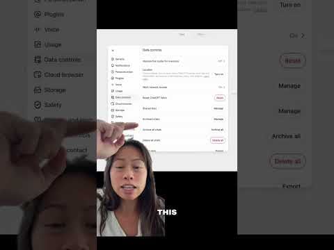 Delete All Your ChatGPT Data in 20 Seconds (Privacy Settings)