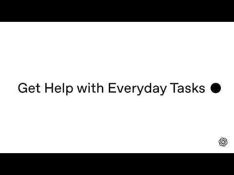 Use ChatGPT to Organize Everyday Tasks | OpenAI Academy