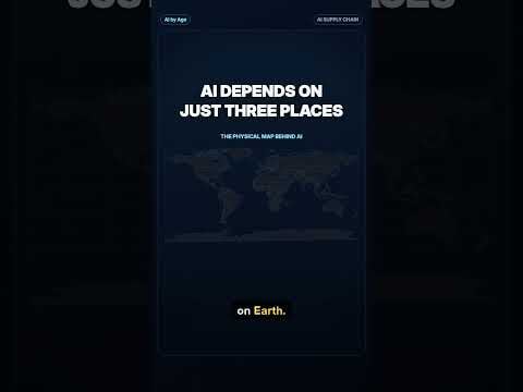 AI is afhankelijk van slechts 3 plekken op aarde 🌍🤖