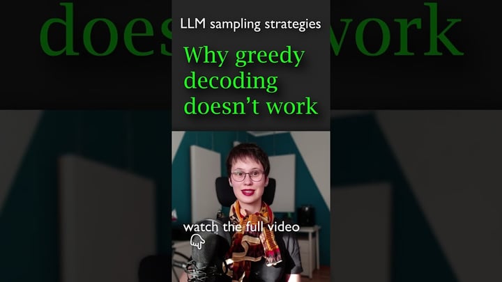 LLMs don't Choose the Next Most Probable Token