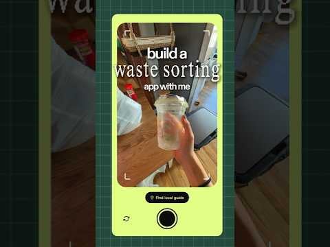 i built a waste sorting app with Replit Design to stop my recycling guilt 🌱
