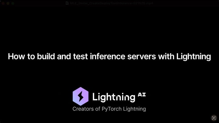 How to build and test inference servers with Lightning AI (Local to Production)