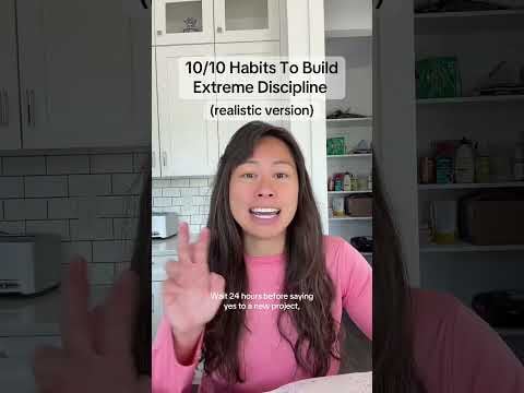 10 Habits to Build Extreme Discipline