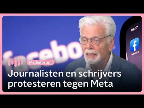 Protest tegen Meta om training AI-modellen: 'Dit is vorm van diefstal' | Mediaforum | NPO Radio 1