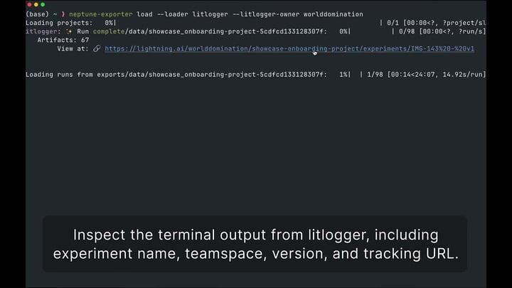 Migrating from Neptune to LitLogger