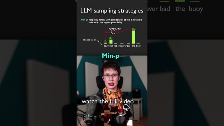 Min-p, the new kid on the LLM sampling block
