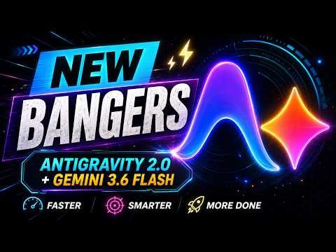 Antigravity 2.0+Gemini 3.6 Flash Is WILDE!