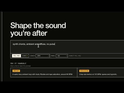 Make your first mix with Stable Audio
