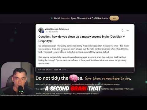 Is your Obsidian brain a mess? Here is how to fix it with Claude.