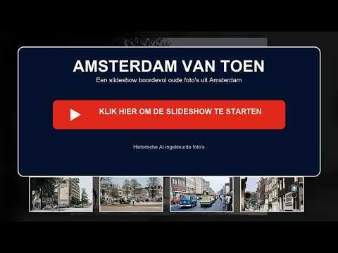 Amsterdam van toen oude foto's d.m.v. AI ingekleurd