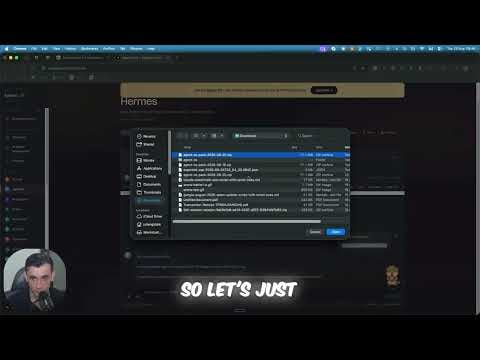 You can now attach files directly to your AI agents in Hermes.
