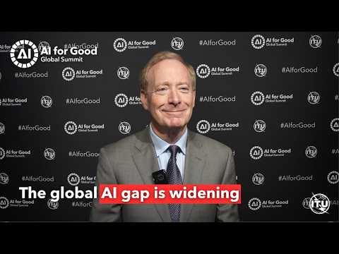 Closing the global AI gap | An AI for Good interview with Brad Smith, Microsoft