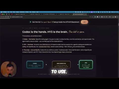 Code for free with Tencent HY3 & Codex! 🚀