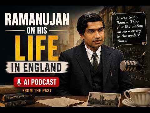 Ramanujan on Life in England | AI Podcast From the Past
