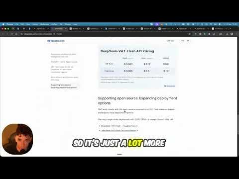 Run DeepSeek V4.1 for free inside Hermes Agent.