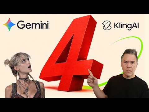 Kling 4! Gemini 4! ElevenLabs v4! Ideogram 4.5! Everything Goes Four!