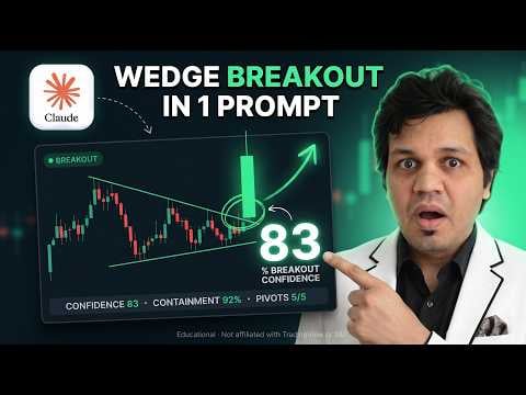 Claude Found a Falling Wedge Breakout in All 500 Stocks — In 1 Prompt | Indian+US Stocks