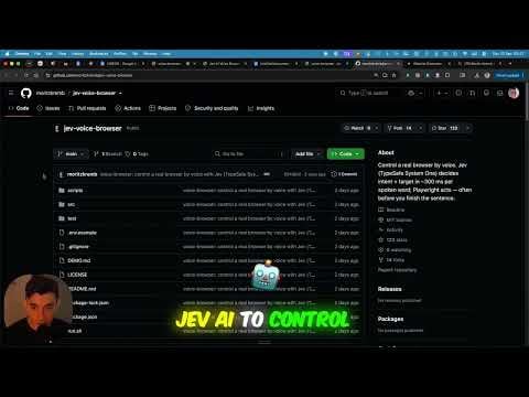Control your browser with your voice at light speed using Jev AI.