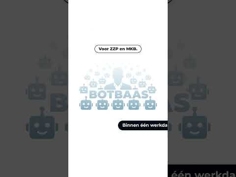 Grok Bot Nederland | Inrichten voor ZZP & MKB | BotBaas #Shorts