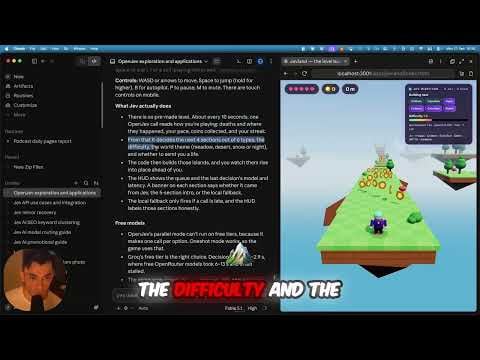 Build a self-generating game with OpenJev.
