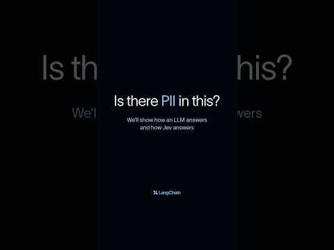 How Jev detects PII vs LLMs, explained in under 20 seconds