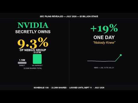 Nvidia Secretly Bought 9.3% of a European AI Company — Stock Jumped 19% When the World Found Out