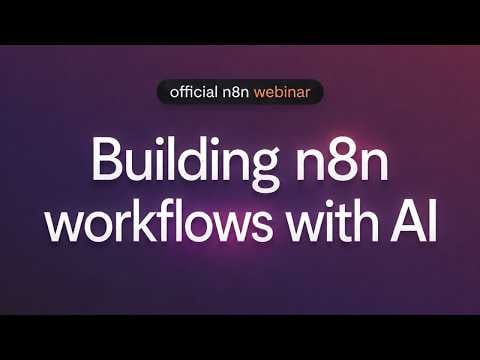 Building n8n workflows with AI
