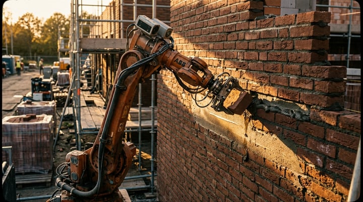 Monumental bouwt aan autonome robots die gevels metselen op de bouwplaats zelf