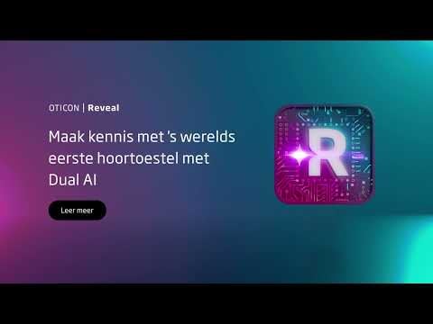 Maak kennis met het eerste hoortoestel ter wereld met Dual AI