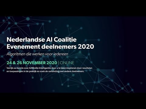 Nederlandse AI Coalitie evenement deelnemers 2020