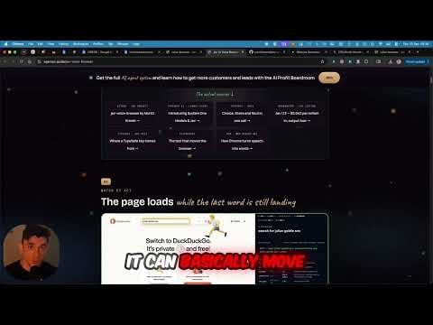 Control your browser with just your voice. Jev AI is a total game changer.