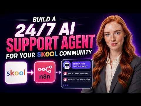 Build a 24/7 AI Support Agent for Your Skool Community