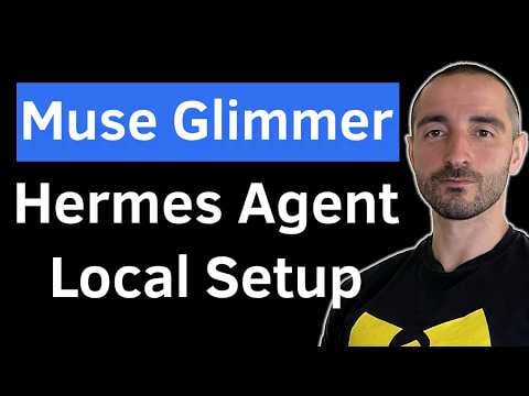 Muse Glimmer + Hermes Agent Complete Free Local Tutorial | Agentic Coding & Research AI Agent