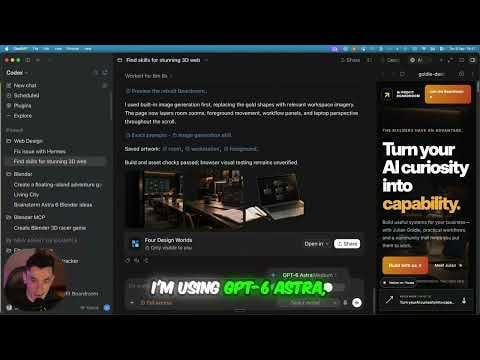 Stop building generic AI websites. Here is the secret to 3D, custom designs with GPT Astra 6.