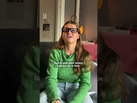Marina is blind en draagt AI bril #rijnmond #rotterdam #ai